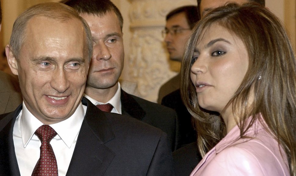 Vladimiras Putinas ir Alina Kabajeva (2004 m.)