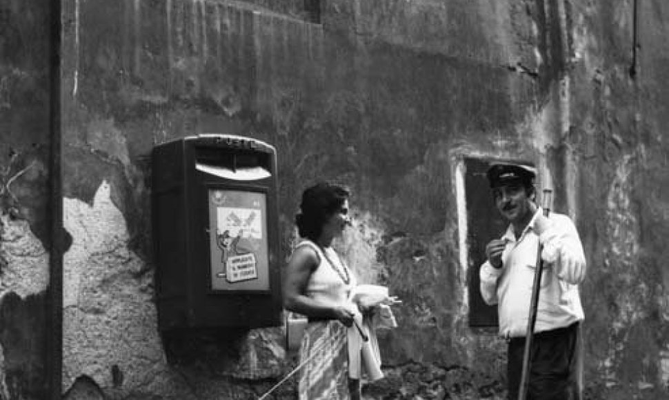 Dorothy Bohm fotografija. Roma. 1960 m.