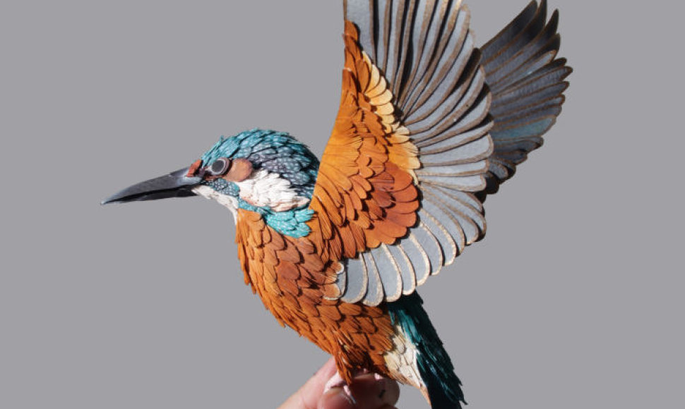 Menininkės Dianos Beltran Herreros sukurti paukščiai atgyja 