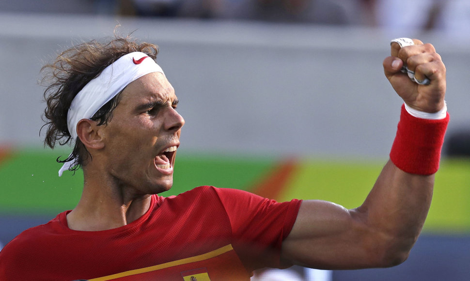 Rafaelis Nadalis – Rio olimpiados aštuntfinalyje