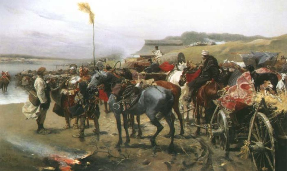 Jozefo Brandto paveikslas "Valkininkų mūšis"