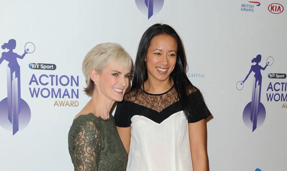 Judy Murray ir Anne Keothavong