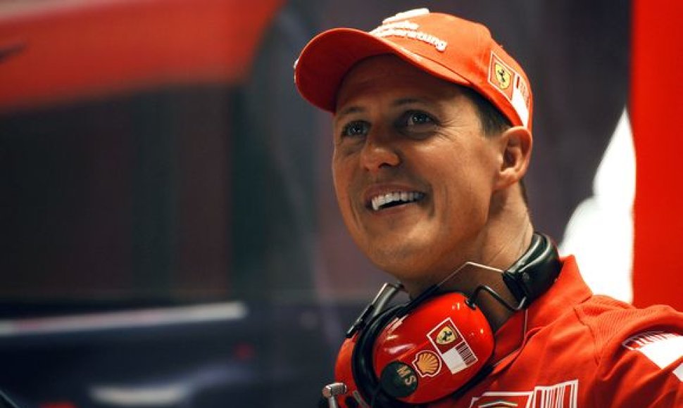 M.Schumacherį visuomet traukė žvaigždės
