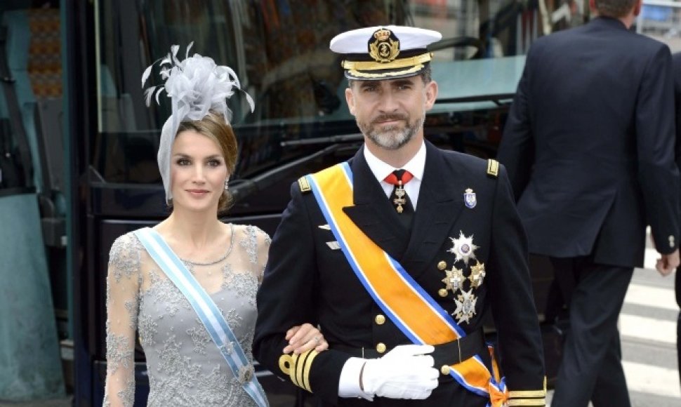 Princas Felipe ir princesė Letizia