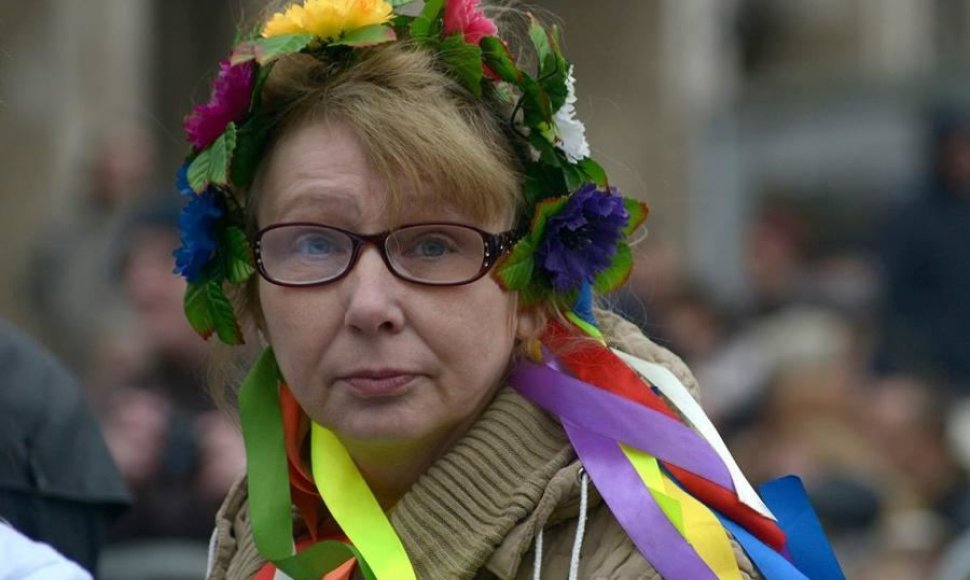 Irina Kalmykova Tiesos marše (2014 m.)