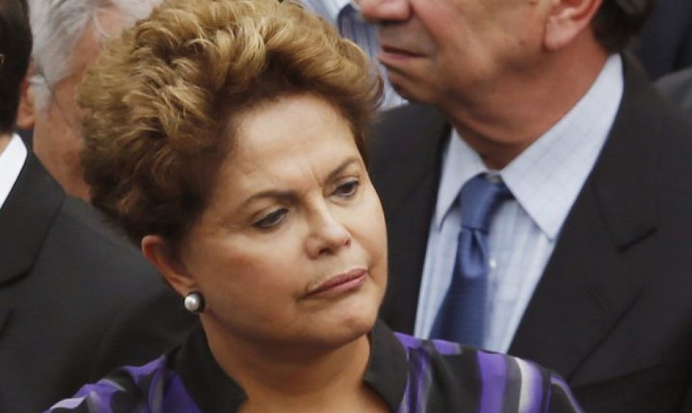 Eduardo Camposo laidotuvėse Brazilijos prezidentė Dilma Rousseff 