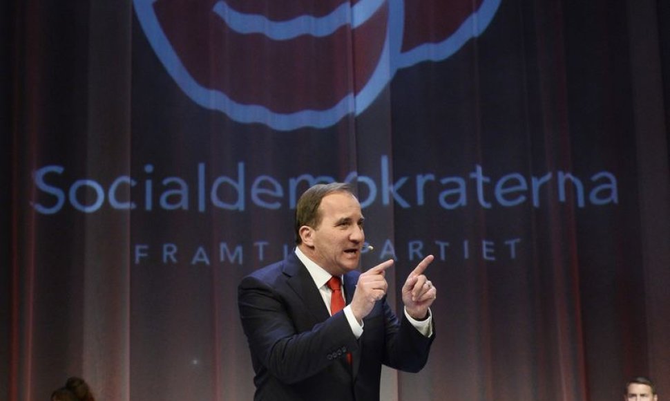 Švedijos socialdemokratų lyderis Stefanas Loefvenas