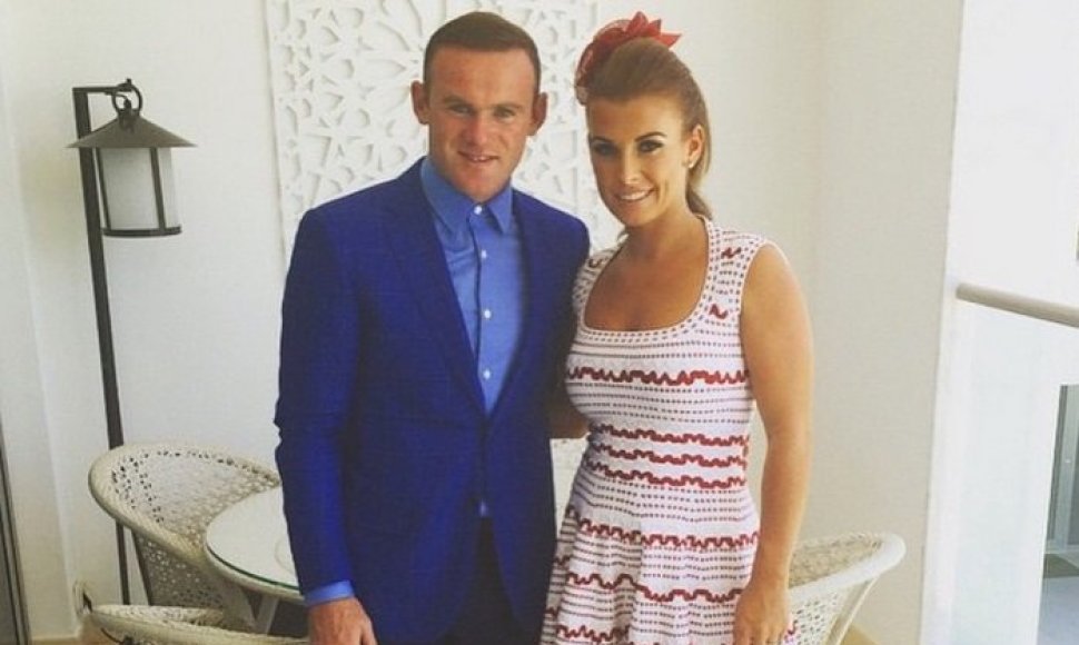 Wayne'as Rooney su žmona Coleen