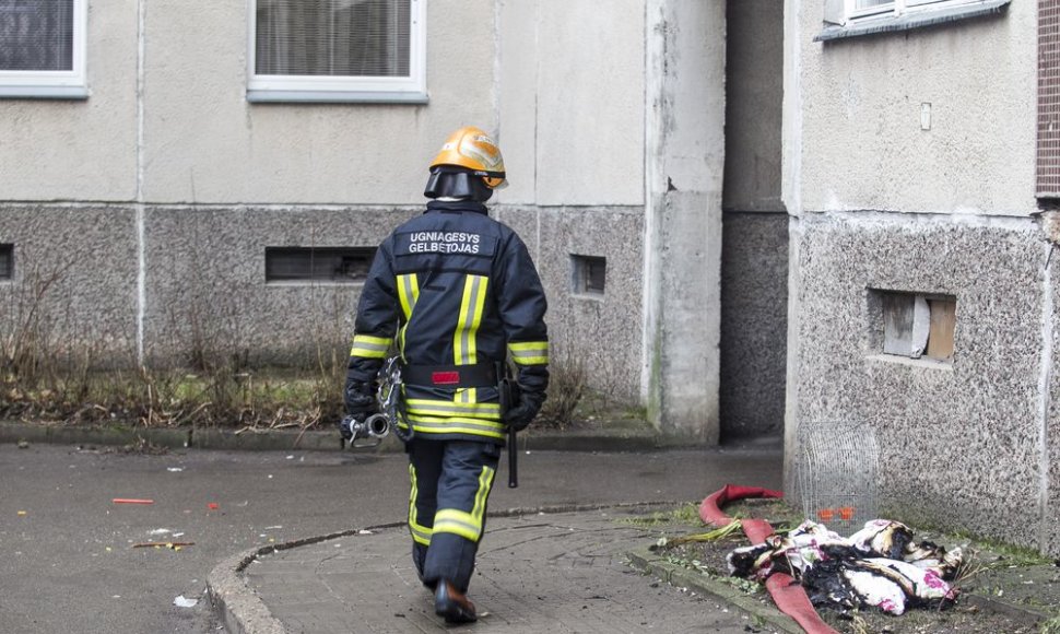 Įvykio vietoje Vilniuje, Karoliniškėse