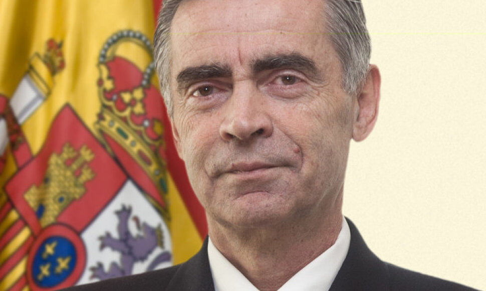 Ispanijos kariuomenės vadas generolas admirolas Fernando García Sánchezas