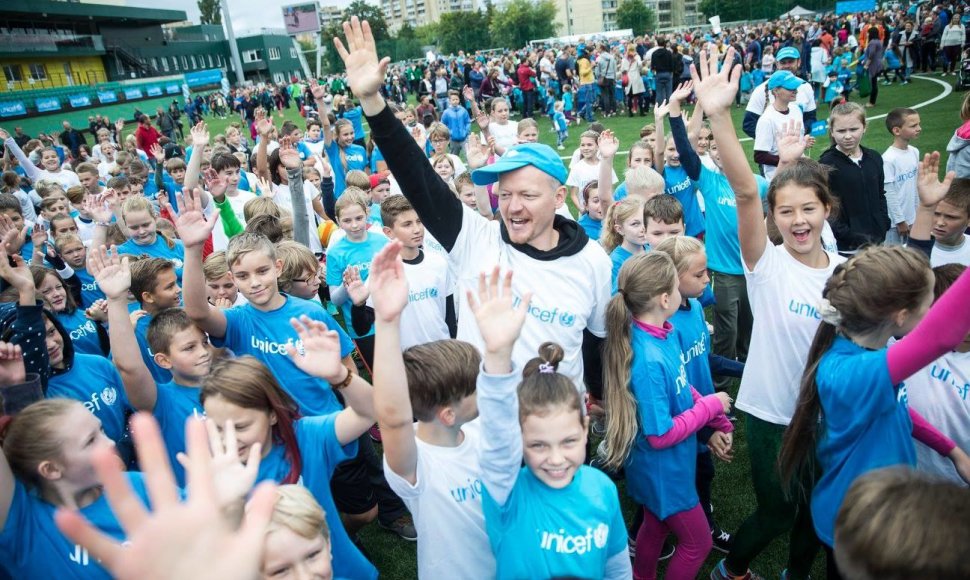 Jubiliejų švenčianti „Unicef Lietuva“ vaikų bėgimu sujungs net 5 miestus