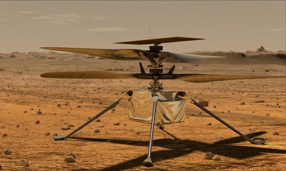 Pirmasis Marso sraigtasparnis „Ingenuity“