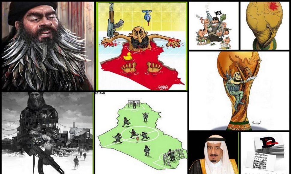 Karikatūra konkursui apie „Islamo valstybę“