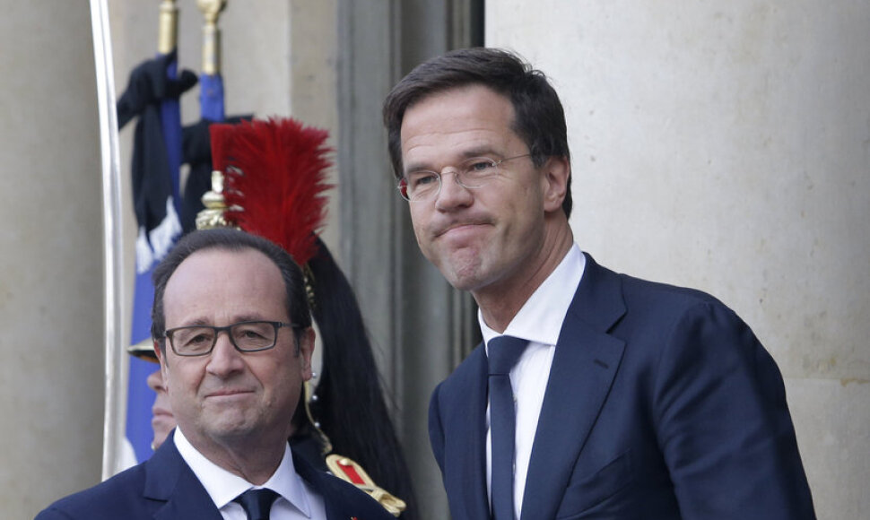 Su Nyderlandų premjeru Mark Rutte