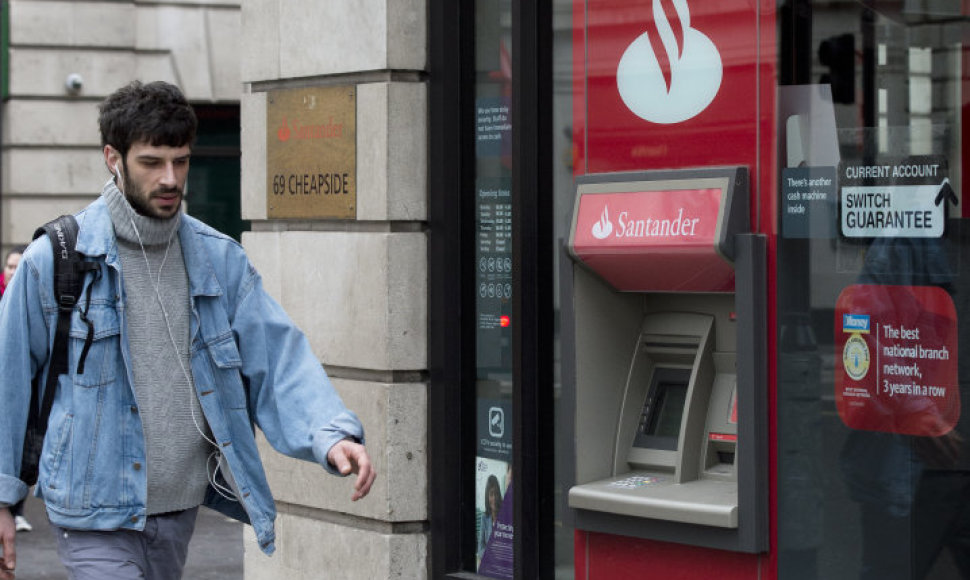 „Santander“ banko padalinys Londone 