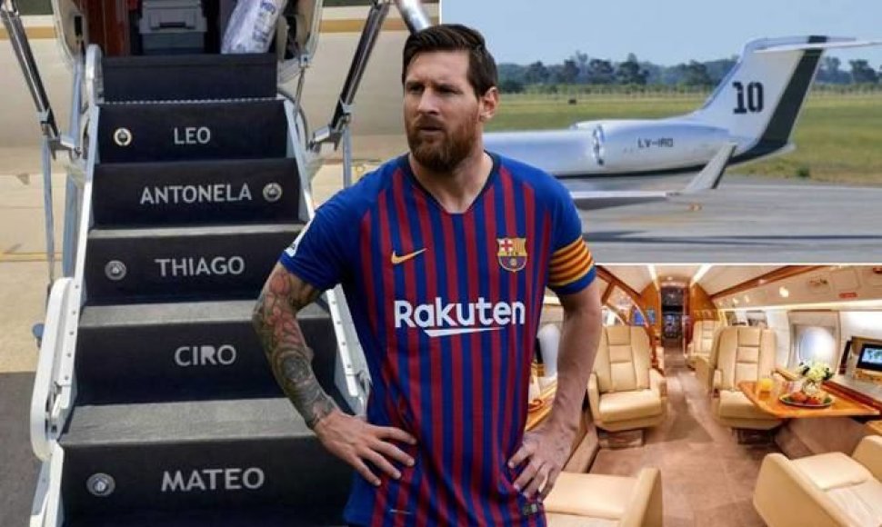 Lionelio Messi lėktuvas
