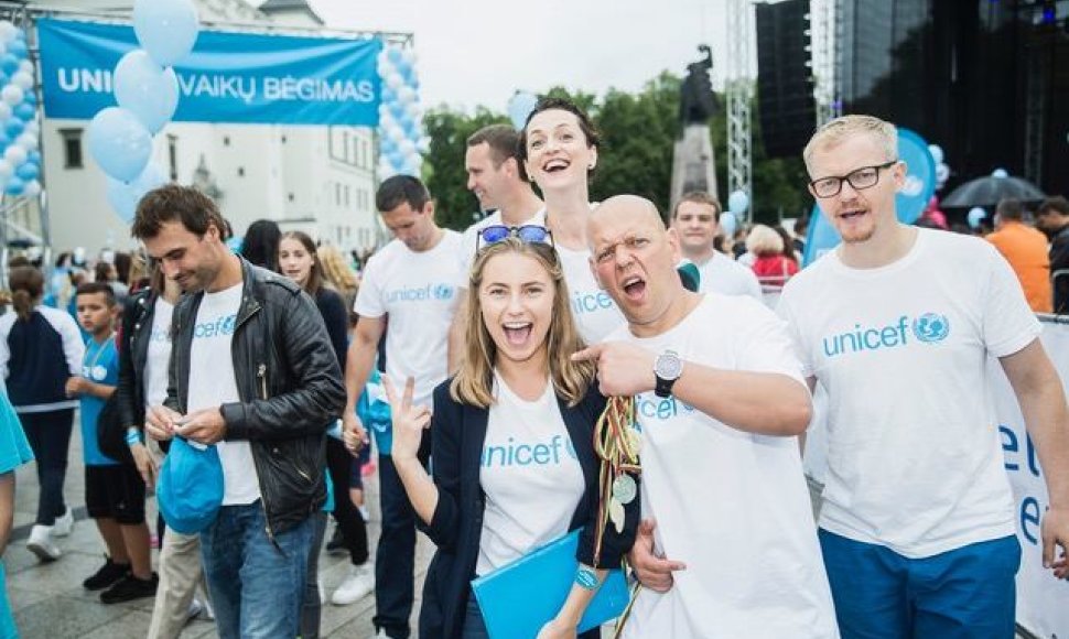 UNICEF vaikų bėgimo ambasadorių gretose – Airinė Palšytė, Marija Grabštaitė ir Tomas Kaukėnas