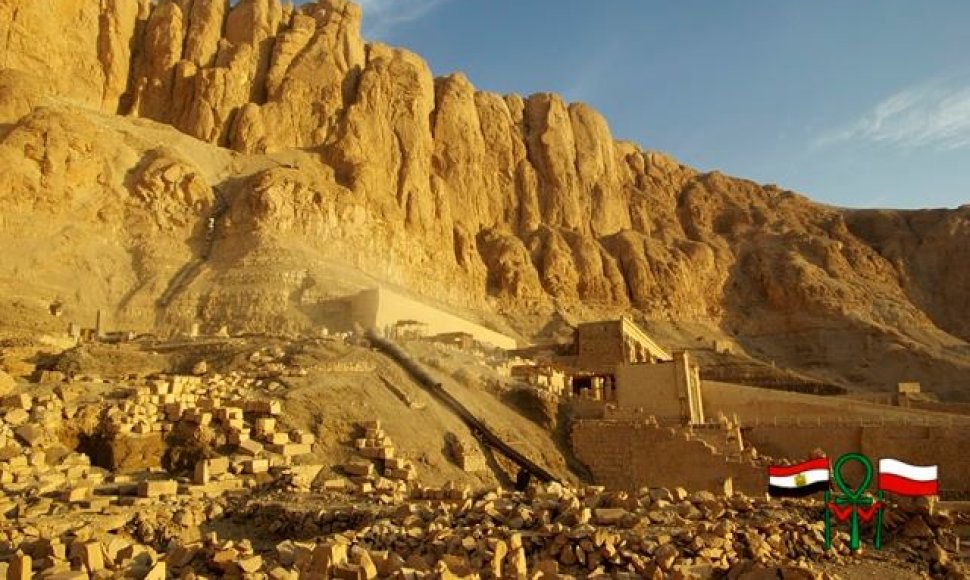 Lenkijos archeologai dirba Egipte, Deir el-Bahri