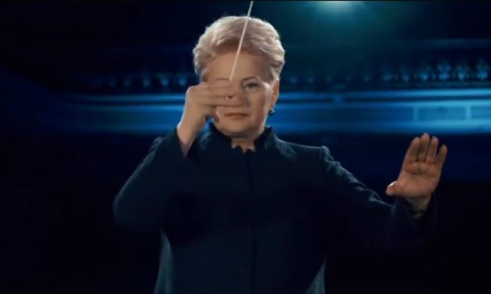 Dalia Grybauskaitė vaizdo klipe