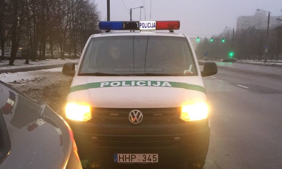 Biržietį sustabdę Kauno apskrities policijos patruliai