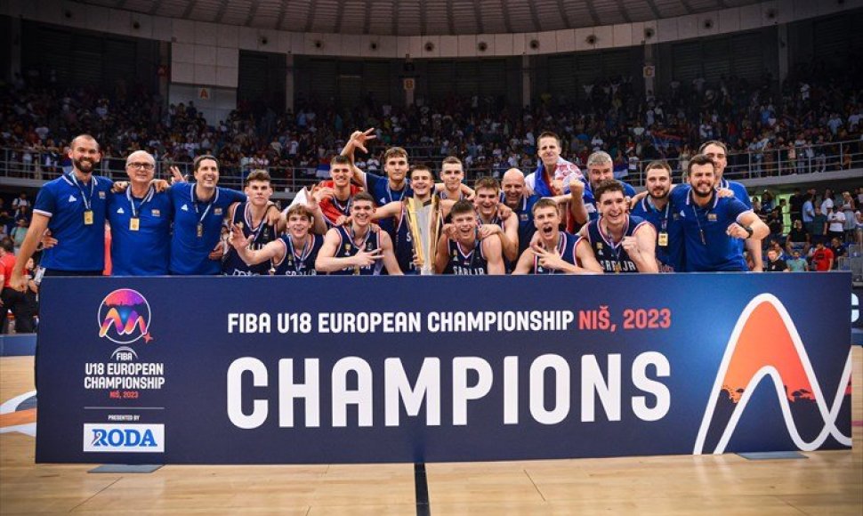 Serbijos U18 rinktinės triumfas