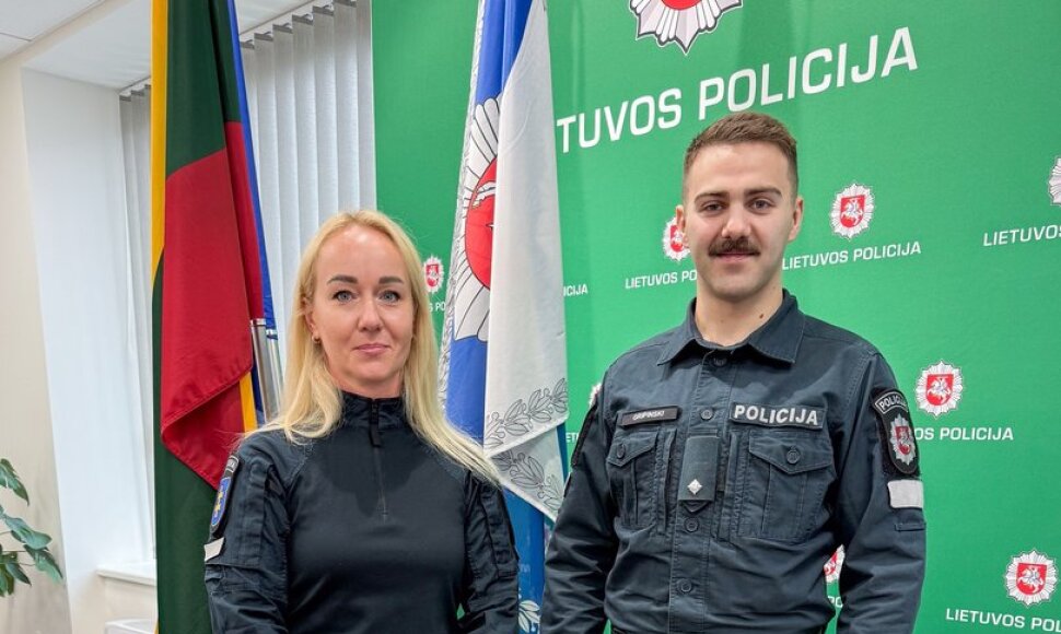 Tyrėja Diana Kov&scaron;evičienė ir tyrėjas Gžegož Gripinski nedelsdami ėmėsi veiksmų.