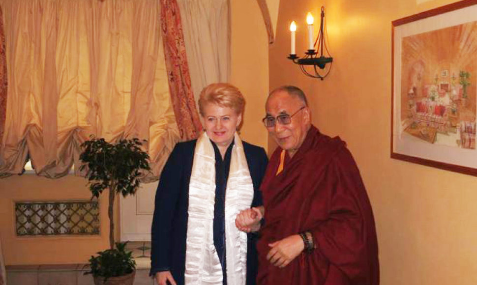 Dalia Grybauskaitė ir Dalai Lama