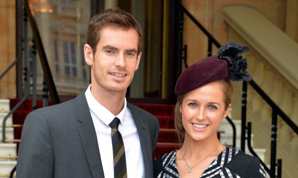 Andy Murray ir Kim Sears