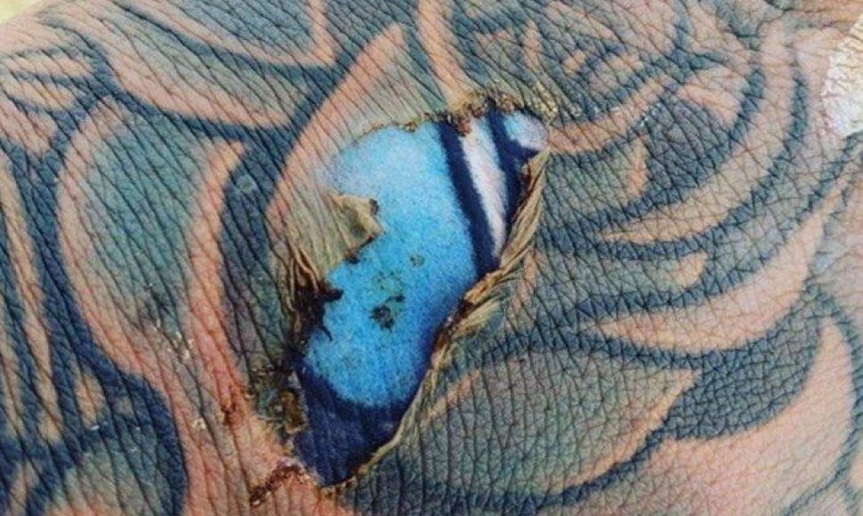 Nudegimo atšviežinta tatuiruotė