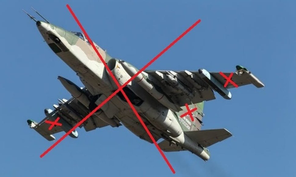 Rusijos karinis lėktuvas Su-25