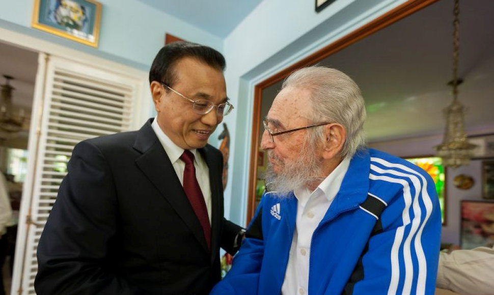 Fidelis Castro ir Li Keqiangas