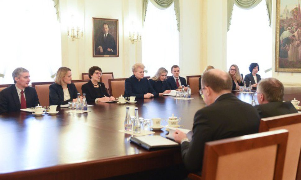 Prezidentė Dalia Grybauskaitė susitiko su Seimo valdyba
