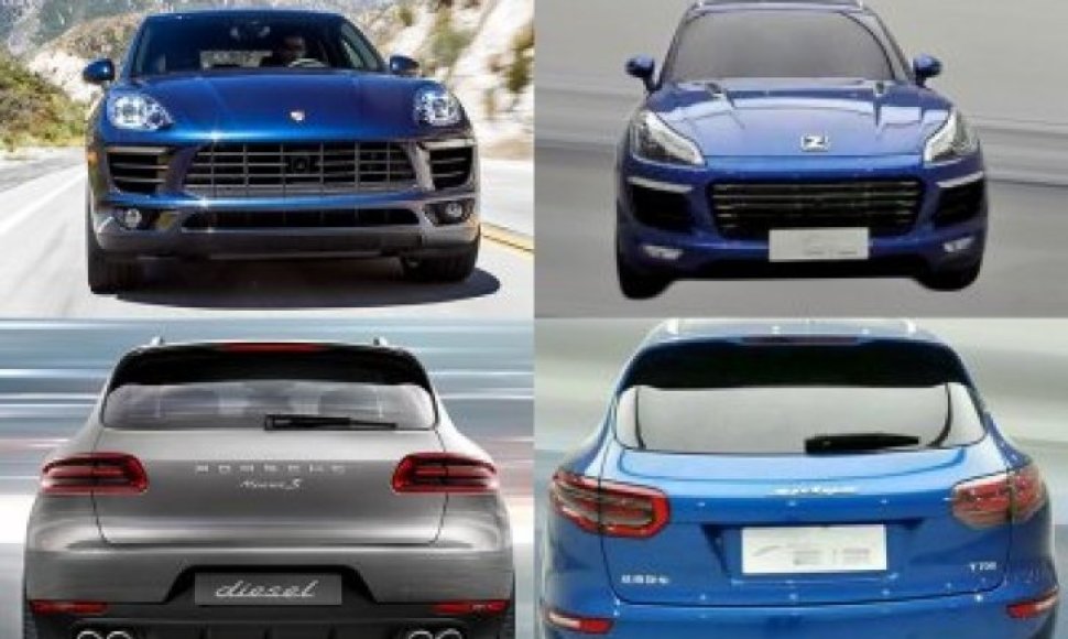 „Zotye SR9“ ar „Porsche Macan“?