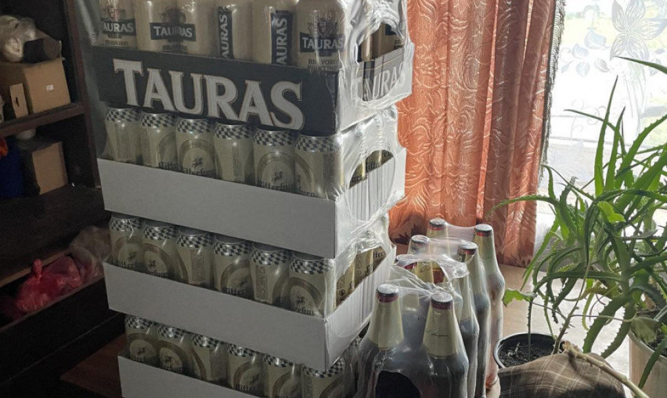 Pas senolę rastas alkoholis