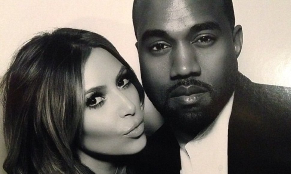Kim Kardashian ir Kanye Westas per Kūčias