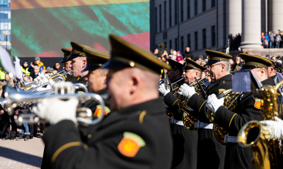 Trijų Baltijos valstybių vėliavų pakėlimo ceremonija