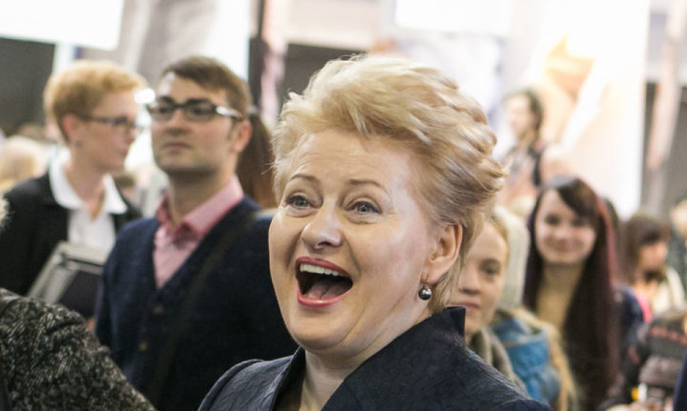Dalia Grybauskaitė žinių ir išsilavinimo parodoje „Studijos 2014“