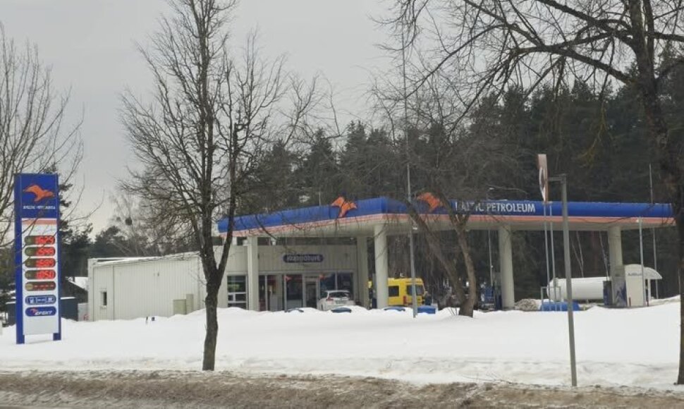 Dujų nuotėkis įvyko &bdquo;Baltic Petroleum&ldquo; degalinėje