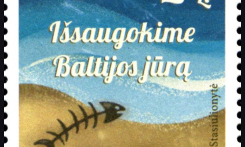 Pašto ženklas „Išsaugokime Baltijos jūrą“
