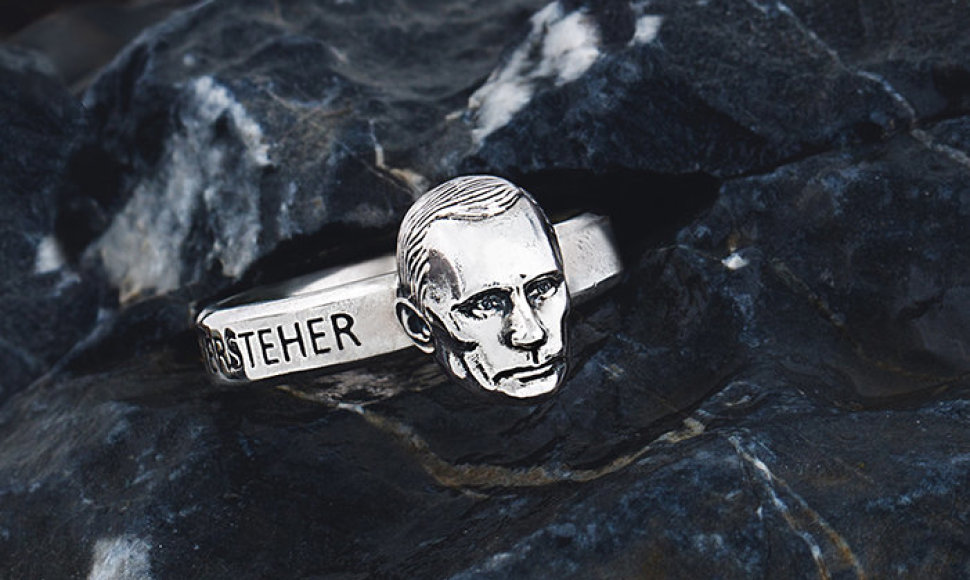 Žiedas su V.Putino galva