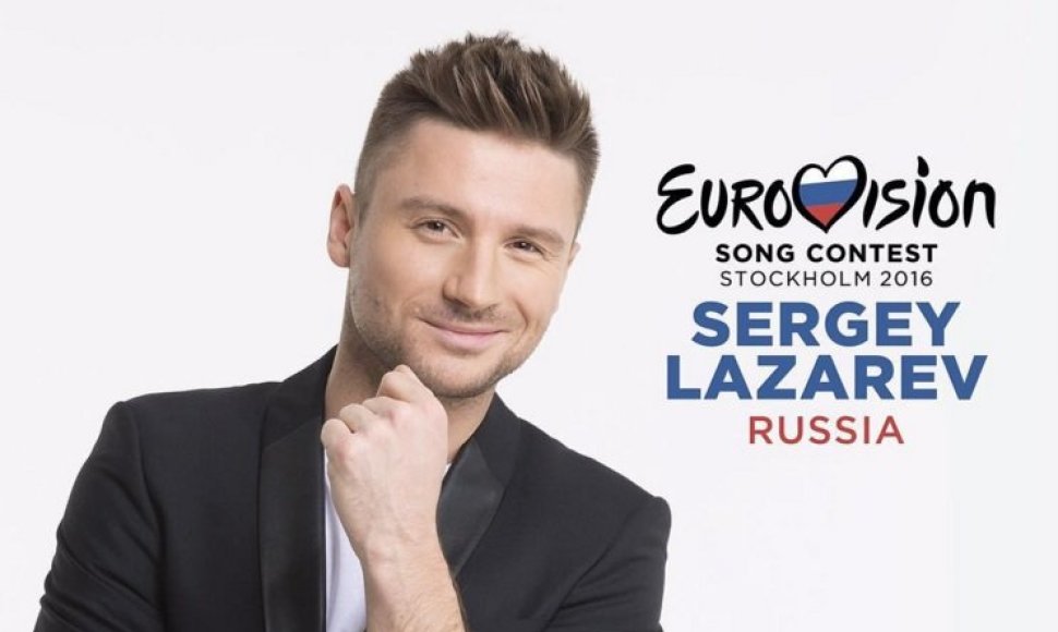 Sergejus Lazarevas atstovaus Rusijai 2016-ųjų „Eurovizijoje“