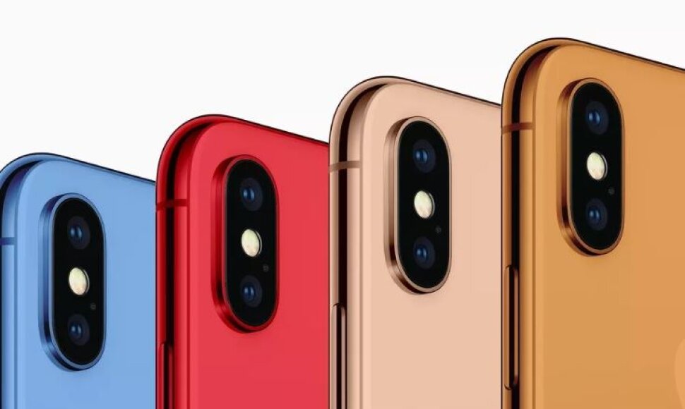 Numanomos naujųjų &bdquo;iPhone&ldquo; i&scaron;vaizdos ir spalvos
