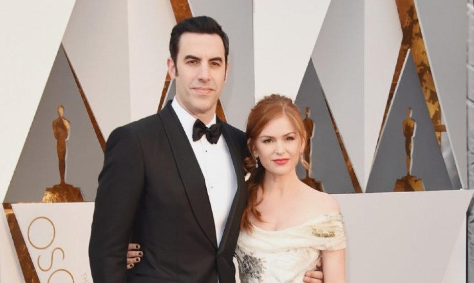 Sacha Baronas Cohenas ir Isla Fisher