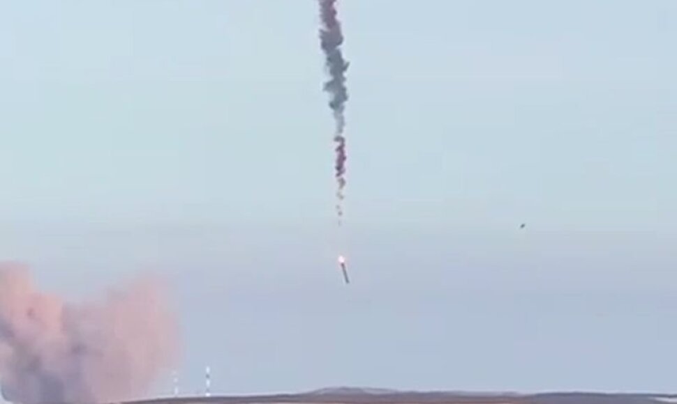 Krentanti Rusijos raketa