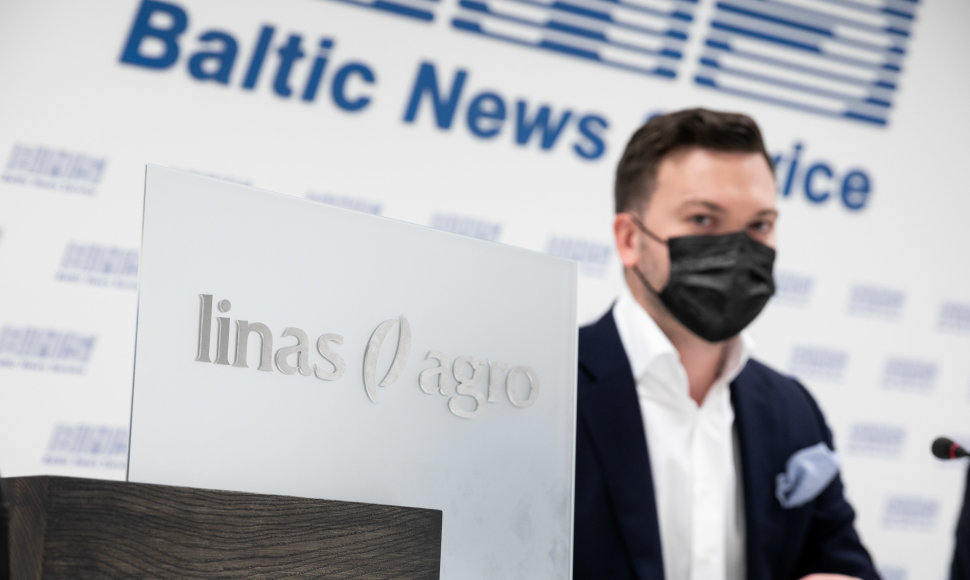 „Linas Agro“ vadovų spaudos konferencija