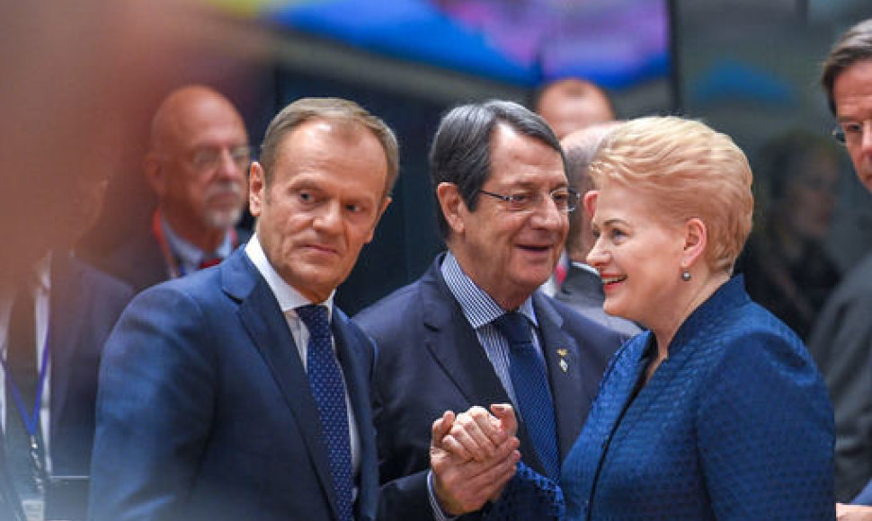 Dalia Grybauskaitė Europos Vadovų Taryboje