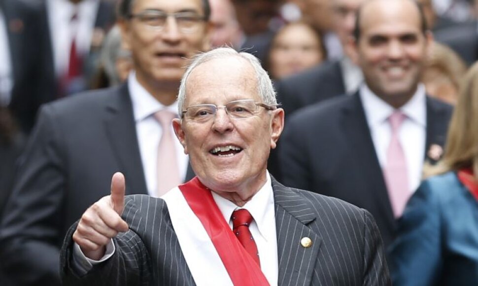 Naujasis Peru prezidentas Pedro Pablo Kuczynskis