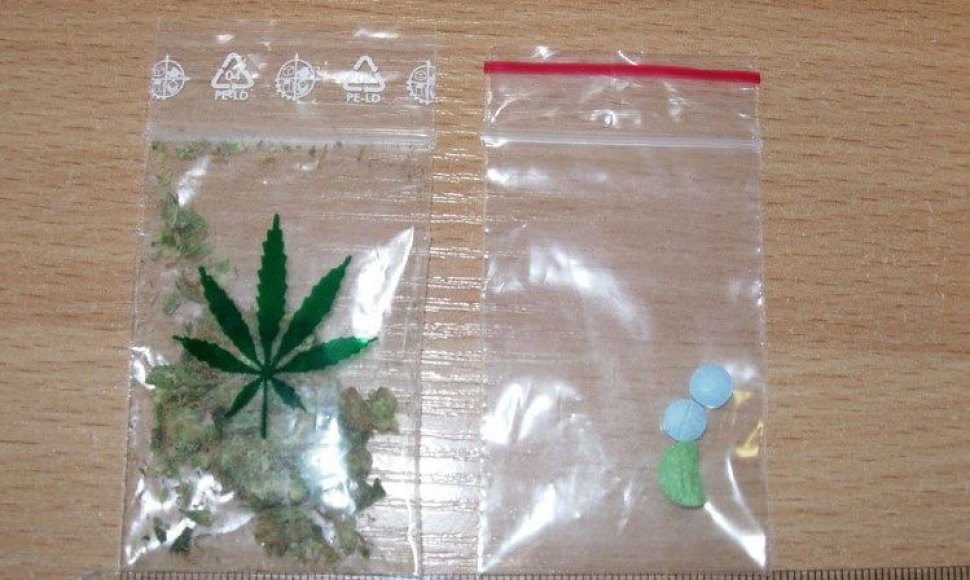Konfiskuoti narkotikai