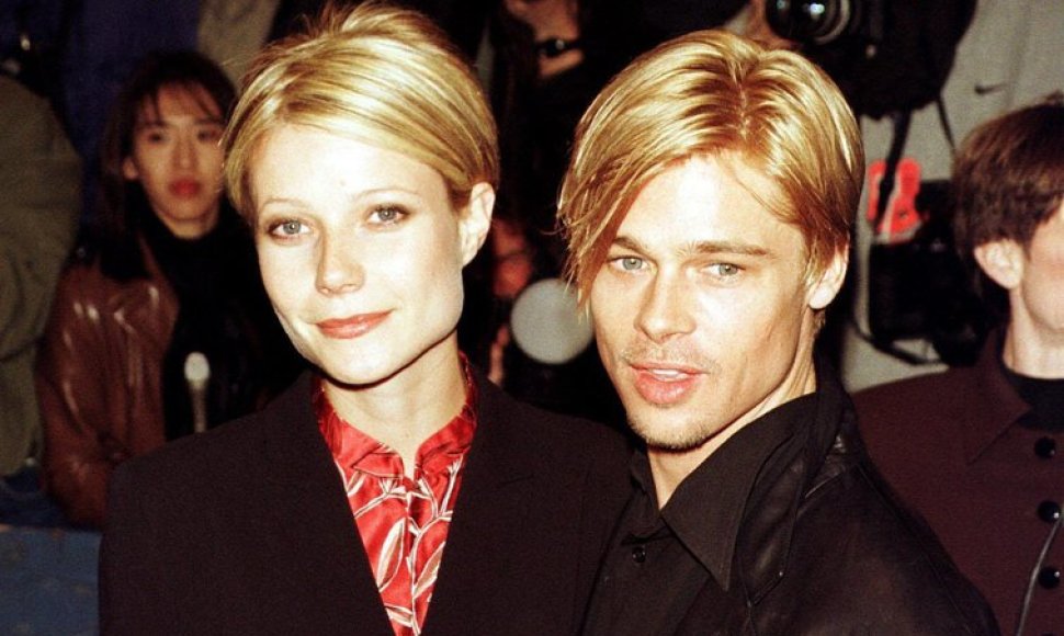 Gwyneth Paltrow ir Bradas Pittas 1997-aisiais