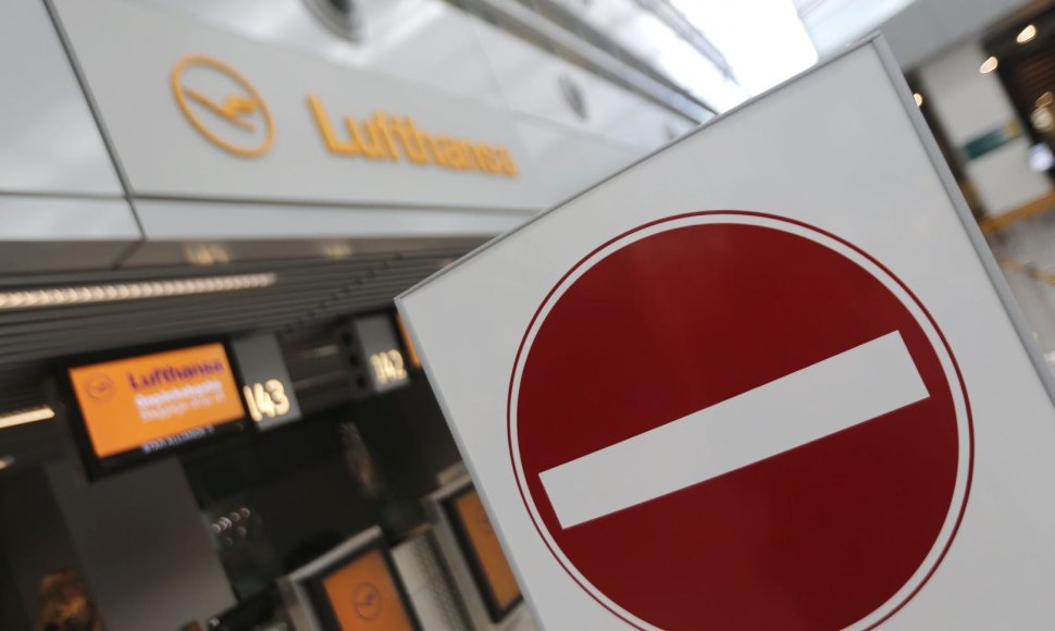 „Lufthansa“ pilotai paskelbė streiką Vokietijoje